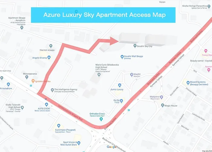 Azure Luxury Sky Appartamento Skopje