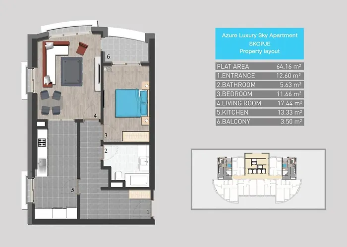 Apartamento Azure Luxury Sky